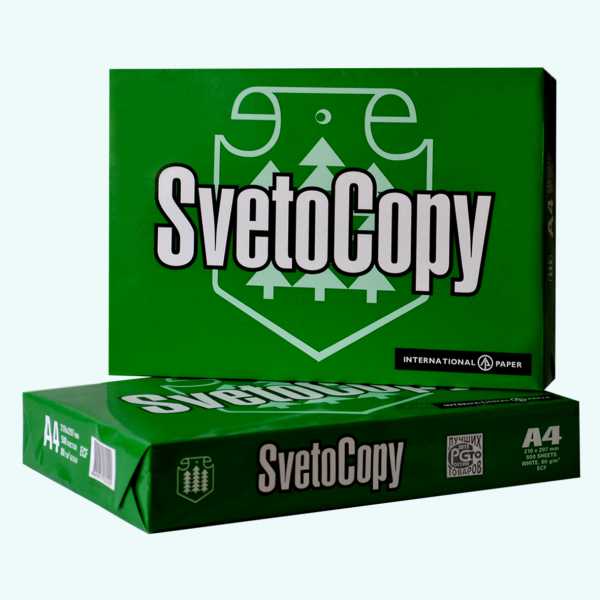 "Бумага А4 ""SVETO COPY"" (500л)"