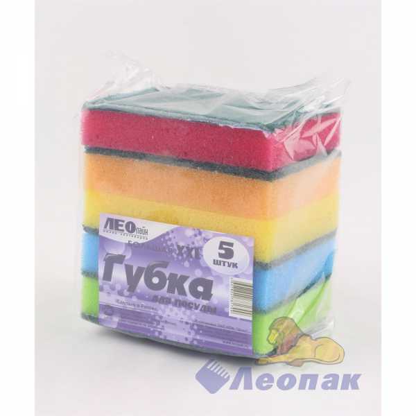 "Губка д/посуды ""Большая XXL"" (5шт/40уп)"