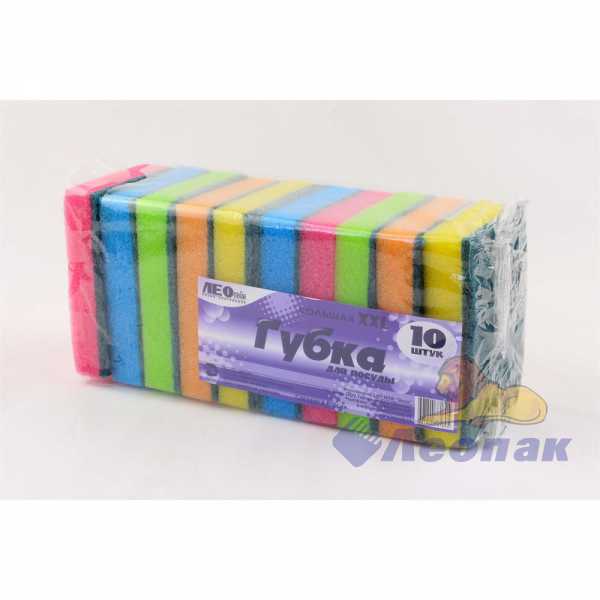 "Губка для посуды ""Большая XXL"" (10шт/30уп)"