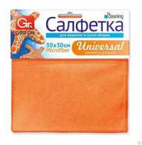 Салфетка из микрофибры 30*30см (1/200)Универс. 3936/9