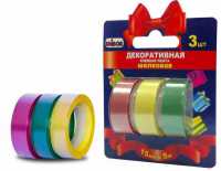 Кл. лента декоративная шел UNIBOB 15мм*5м (3шт) 4052/72