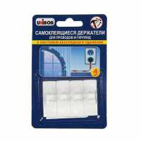 Держатели самокл. для проводов UNIBOB 1уп-4шт/50шт 4052/72