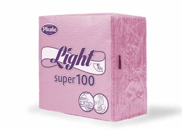 Салфетка PLUSHE Light Super 100 (75шт/20уп) 3150/11