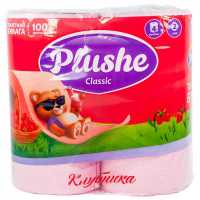 "Бумага туалетная ""PLUSHE Classic"" (4шт/12уп)"
