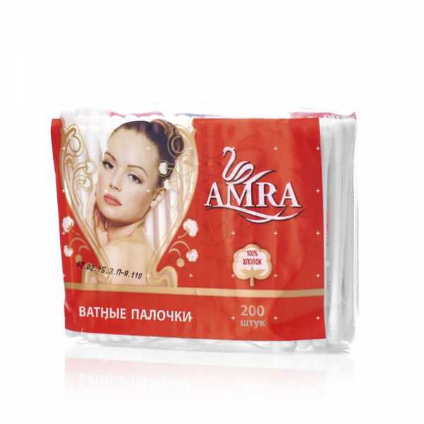 Ватные палочки "AMRA" (200шт)