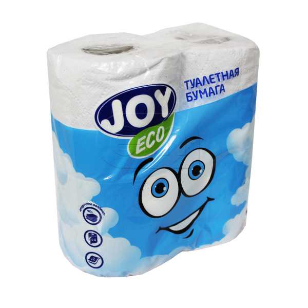 Бумага туалетная "JOYeco" 2сл (4шт/12уп)